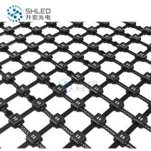 Прозирна завјеса са воденом мрежом РГБ Лед мрежица