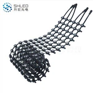 Флексибилна медијска фасада ЛЕД мрежасти екран